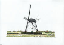964-2879 De molen 'Buiten Verwachting' (anno 1874) te Nieuw- en Sint Joosland