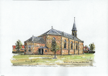 964-2880 De Nederlandse Hervormde kerk te Nieuw- en Sint Joosland.