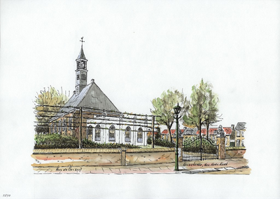 964-2890 De Nederlandse Hervormde kerk te Koudekerke.