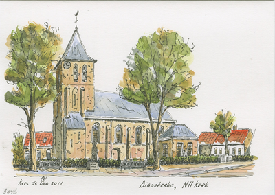 964-3046 Biggekerke, NH Kerk. De Nederlandse Hervormde kerk te Biggekerke