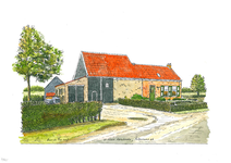 964-3401 's-Heer Abtskerke, Polderweg 26. Boerderij aan de Polderweg te 's-Heer Abtskerke