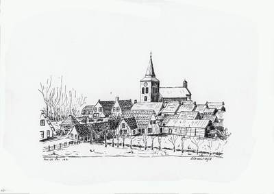 964-431 Gezicht op Ellewoutsdijk