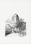 964-437 Gezicht op de Grote Kerk te Veere