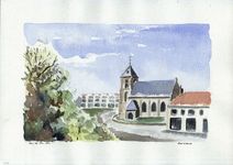 964-446 Gezicht op de Nederlandse Hervormde kerk van Zoutelande