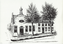 964-602 Het voormalige gemeentehuis te Domburg.