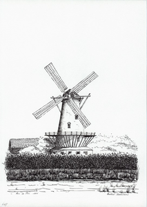 964-687 Molen De Graanhalm te Haamstede