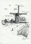 964-789 De molen 'De Zwaan' te Moriaanshoofd.