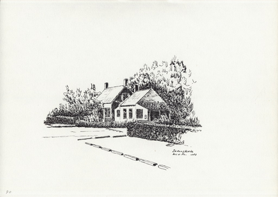 964-90 Een boerderij te Serooskerke.
