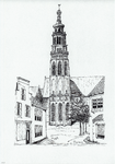 964-949 De abdijtoren te Middelburg.