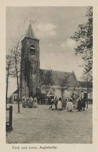 10 Kerk met toren, Aagtekerke. Kerk te Aagtekerke