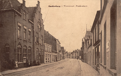 10038 Aardenburg - Weststraat - Postkantoor. Gezicht in de Weststraat te Aardenburg met links het postkantoor