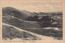 10086 De Duinen langs het Rijwielpad - Walcheren. Gezicht in de duinen te Dishoek aan de landzijde met fietspad