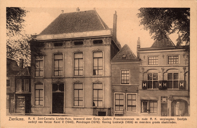 10179 Zierikzee. R.K Sint-Cornelia Liefde-Huis, bewoond door Eerw. Zusters Franciscanessen en oude R.K verpleegden. ...