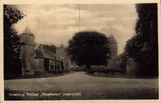 10654 Domburg, Kasteel Westhove (voorzijde). Gezicht op de voorzijde van kasteel Westhove te Oostkapelle