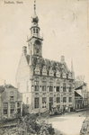 1074 Stadhuis, Veere. Gezicht op het stadhuis te Veere