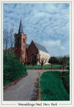 10775 Wemeldinge Ned. Herv. Kerk. Gezicht op de Nederlandse Hervormde kerk te Wemeldinge