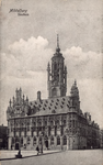 10809 Middelburg Stadhuis. Gezicht op het stadhuis aan de Grote Markt te Middelburg