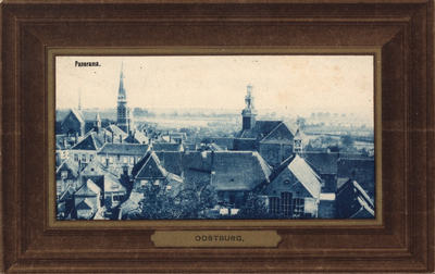 10927 Panorama. Oostburg. Gezicht op Oostburg
