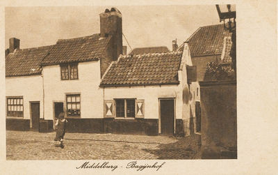 1767 Middelburg - Bagijnhof. Gezicht op het Bagijnhof te Middelburg