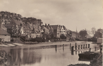1784 Balkengat. Gezicht op het Balkengat te Middelburg