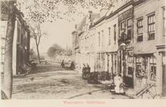 2174 Wagenplein - Middelburg. Gezicht op het Vlissings Wagenplein te Middelburg