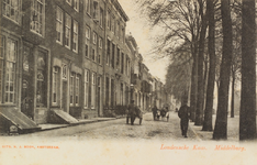 2499 Londensche Kaai. Middelburg. Gezicht op de Londensekaai te Middelburg