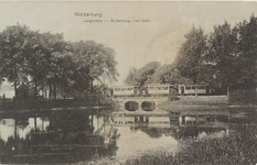 2654 Middelburg Langeviele - Buitenbrug met tram. Gezicht op de Langevielebuitenbrug te Middelburg met de tram