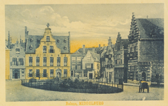 2896 Balans, Middelburg. Gezicht op de Balans te Middelburg met het plantsoen, fontein, de Sint Jorisdoelen en een deel ...