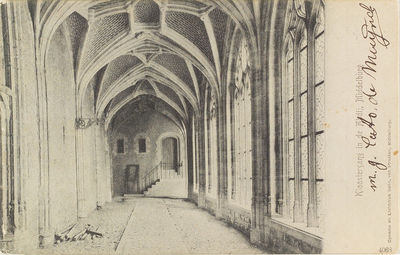 3271 Kloostergang in de Abdij, Middelburg. Een kloostergang rond het Muntplein in de Abdij te Middelburg