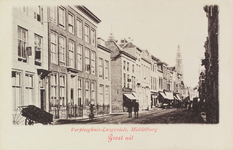 3423 Verpleeghuis-Langeviele, Middelburg Groet uit. Gezicht op het verpleeghuis en een deel van de Langeviele te Middelburg