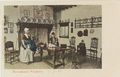 3442 Boerenkamer Walcheren. De Walcherse boerenkamer in het museum van het Koninklijk Zeeuws Genootschap der ...
