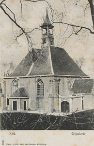 442 Kerk. Grijpskerke. De Nederlandse Hervormde Kerk te Grijpskerke