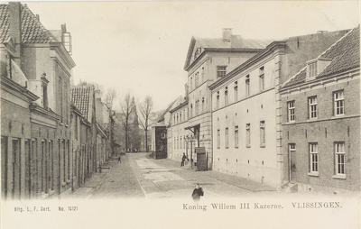 4556 Koning Willem III Kazerne. Vlissingen. De Koning Willem III Kazerne te Vlissingen
