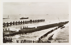 4666 Vlissingen Scheldegezicht. Gezicht op de Westerschelde met op de voorgrond de Loodsensteiger te Vlissingen