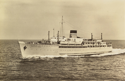 4846 m.v. Koningin Juliana & Prinses Beatrix Zeeland Steamship Company Day Service Flushing - Harwich (London) v.v. De ...