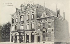 4912 Vlissingen Hôtel Albion. Hotel Albion op de hoek van de Koningsweg en de De Ruyterstraat te Vlissingen