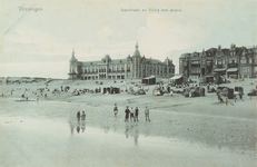 4937 Vlissingen Grandhotel en Villa's met strand. Grand Hotel Britannia en een aantal panden aan Boulevard Evertsen te ...