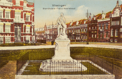 5007 Vlissingen Standbeeld Frans Naerebout. Het standbeeld van Frans Naerebout op de hoek van Boulevard Bankert en de ...
