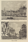 5168 De nieuwe Poort te Goes / Goes in 1700. Twee achttiende-eeuwse gezichten op Goes; boven de haven en onder de Grote ...