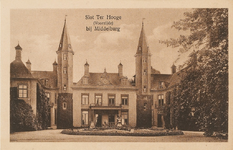 545 Slot Ter Hooge (voorzijde) bij Middelburg. De voorzijde van slot Ter Hooge tussen Koudekerke en Middelburg