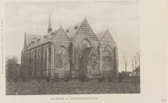 6113 De Kerk te Brouwershaven. De Nicolaaskerk te Brouwershaven gezien vanuit het westen