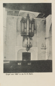 6120 Orgel van 1557 in de N.H. Kerk. Het Niehoff-orgel in de Nicolaaskerk te Brouwershaven
