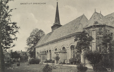 6255 Groet uit Dreischor. De Nederlandse Hervormde kerk te Dreischor gezien vanuit het zuiden