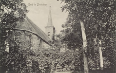 6256 Kerk te Dreischor. De Nederlandse Hervormde kerk te Dreischor, gezien aan de zijde van de het koor