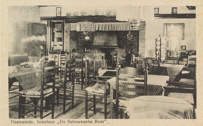 6335 Haamstede. Interieur De Schouwsche Boer . Interieur van het restaurant De Schouwsche Boer, gevestigd in het ...