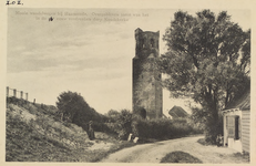 6412 Mooie wandelwegen bij Haamstede. Overgebleven toren van het in de 16e eeuw verdronken dorp Koudekerke. De ...