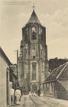 6436 De merkwaardige zeskantige toren te Nieuwerkerk (Zeeland). De toren van de Nederlandse Hervormde kerk in ...