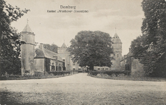 672 Domburg Kasteel Westhove (Voorzijde). Het kasteel Westhove bij Oostkapelle