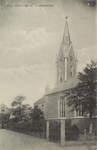 6782 Ned. Herv. Kerk, Zonnemaire. Gezicht op de Nederlandse Hervormde kerk in Zonnemaire gezien vanaf de latere Prof. ...