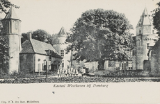 685 Kasteel Westhoven bij Domburg. De voorzijde van kasteel Westhove bij Oostkapelle
